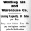 Woolsey Gin and Warehouse